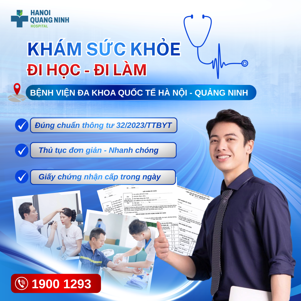 KHÁM SỨC KHỎE ĐI HỌC – ĐI LÀM & CẤP GIẤY CHỨNG NHẬN THEO QUY ĐỊNH BỘ Y TẾ
